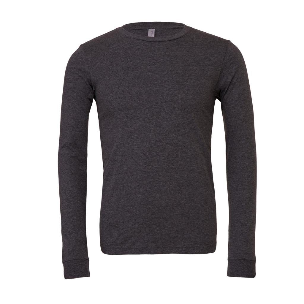 Bella + Canvas Unisex Adult Heather Long-Sleeved T-Shirt
