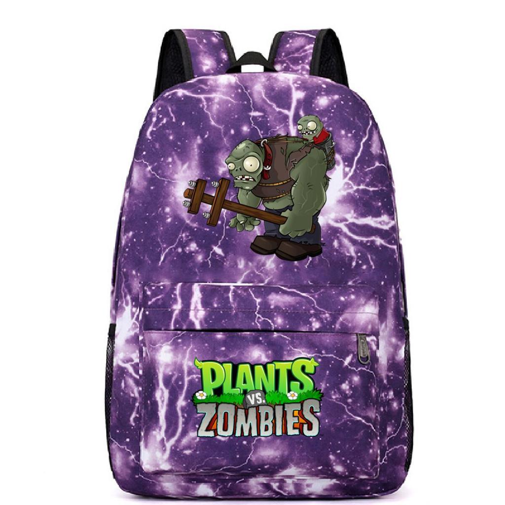 Game Merchandise Plants Vs. Zombies School Bag Casual Simple Backpack