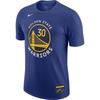 X NBA Collaboration Golden State Warriors Stephen Curry Select Series Comfortable Soft Stylish Short Sleeve T-Shirt Men Tops Rush-Blue HQ1317-495