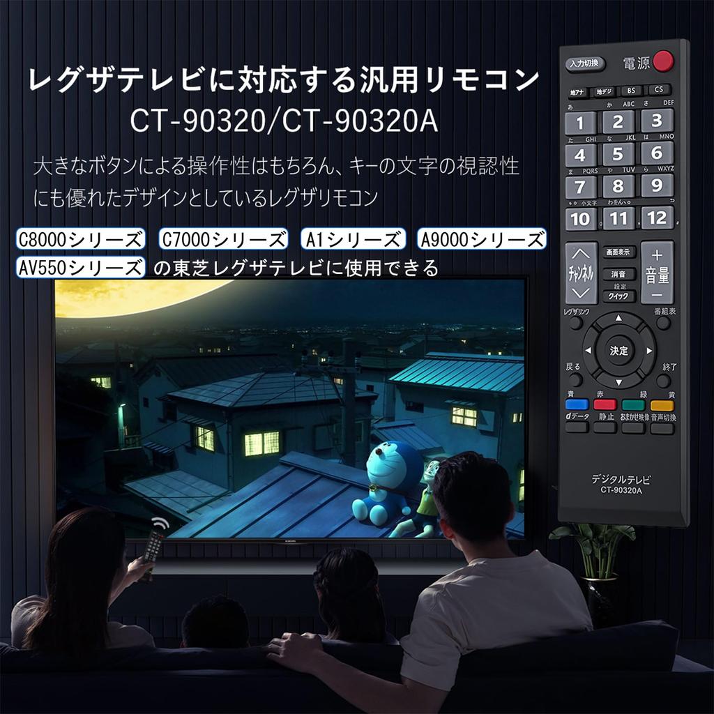 General Purpose Remote Control for TOSHIBA TV REGZA Remote Control Substitute REGZA Remote Control for TOSHIBA LCD TV A1 AE1 A8000 A8100 A900 A950