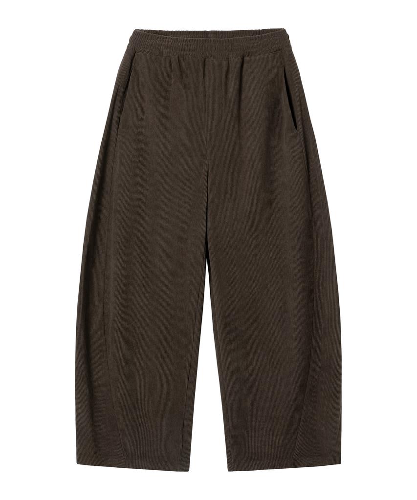 BRENSON Corduroy Curved Wide Pants ( 6 Colors )