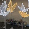 2pcs 60cm Led Butterfly Lights Wedding Background Decorative Props Luminous Butterfly Road Guide Lighting Butterfly for Party