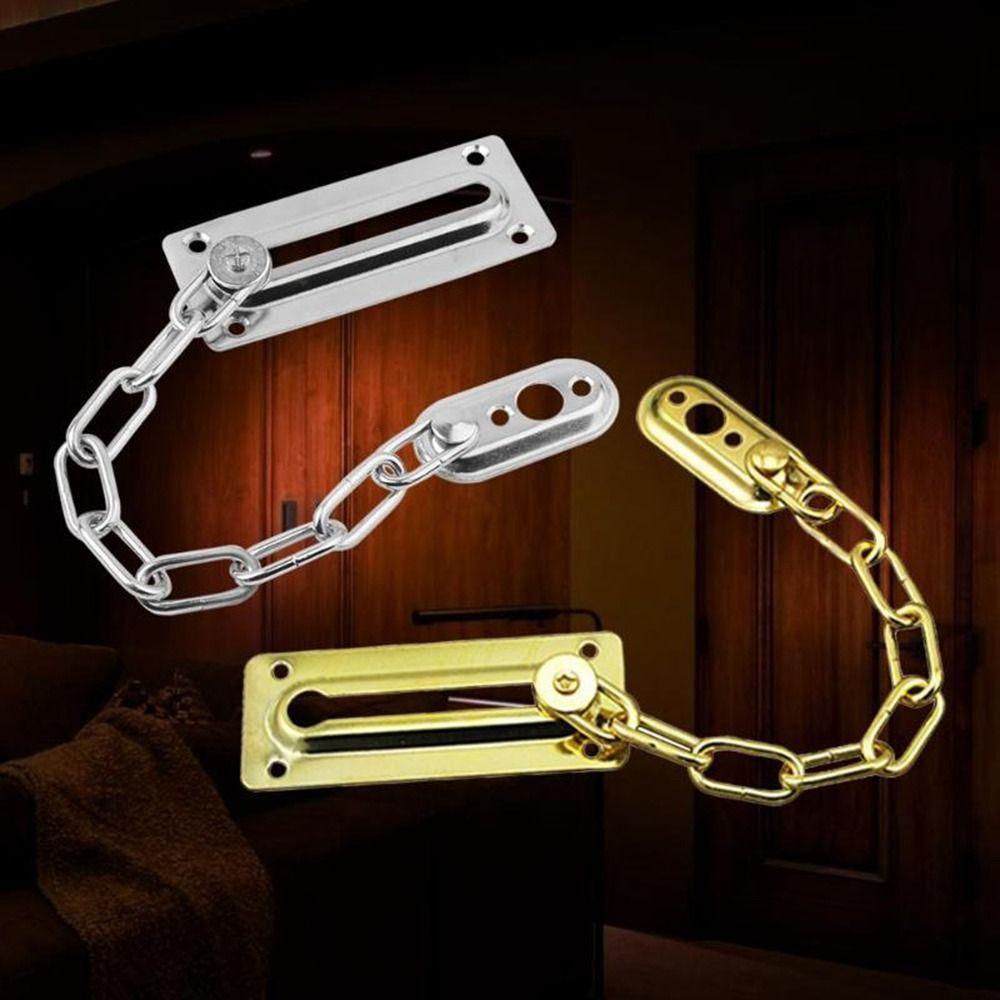 Polished Latch Door Chain Lock Limiter Window safety lock New Security Chain  Window