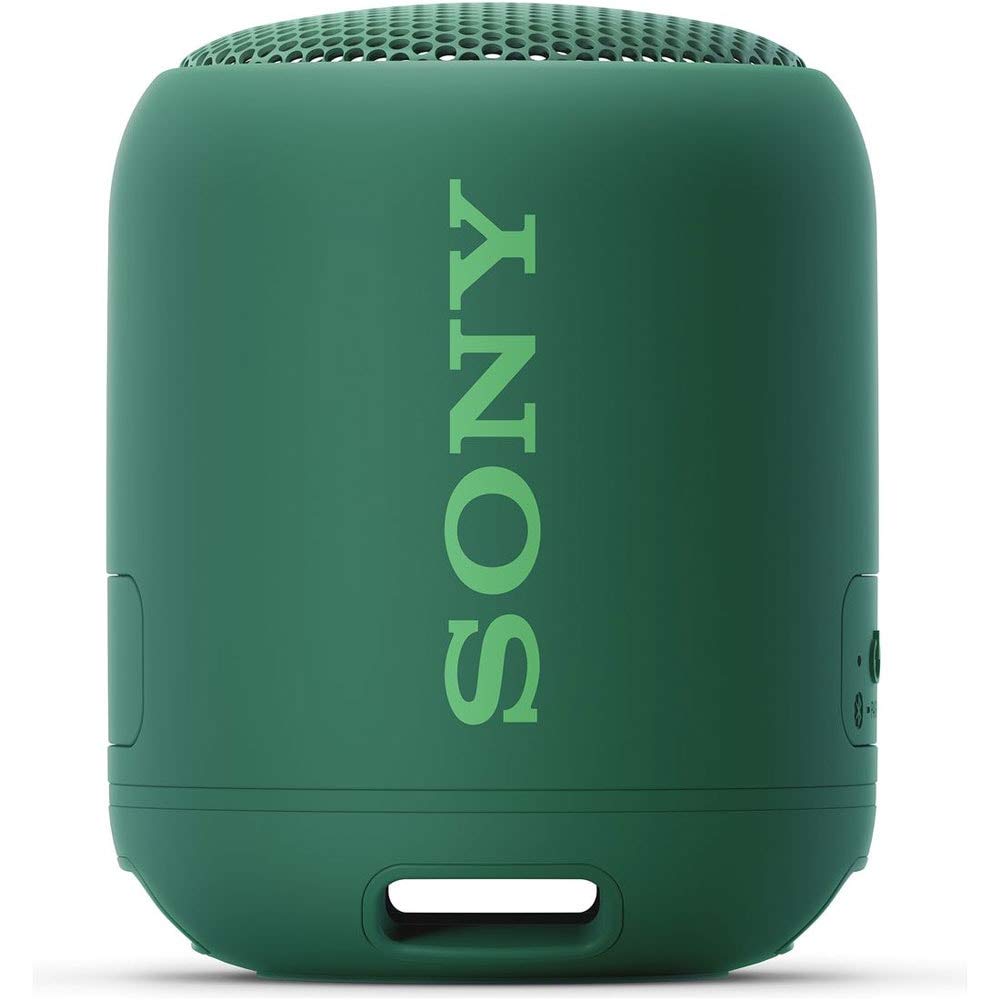 Sony Wireless Portable Speaker Bluetooth Deep Bass with Lightweight and 2019 Green SRS-XB12 Waterproof, Dustproof, Compatible, Model, Mic, Compact,