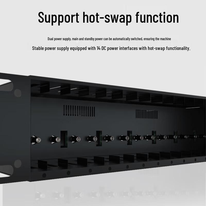Weiku 14-Slot Fiber Optic Transceiver Rack Chassis