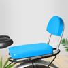 Bicycle Rear Back Seat Cushion with Backrest Waterproof Simple Installation Universal Soft Thick Sponge Seat Cushion