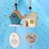 1pc Cute Resin Wind Chimes Hanging Creative Cartoon Birds Automobile Accessories Resin Crafts