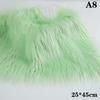 25X45Cm Long Faux Fur Fabric For Needlework Animal Suit Fur Material Diy Doll Hair Long Hair Plush Sewing Fabric