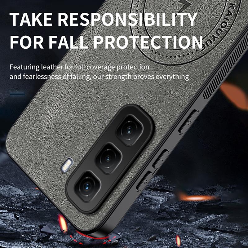 Магнитный чехол для телефона Infinix Hot 50 для Infinix Hot 50 Pro Plus Чехол из овечьей кожи Hot 50 Pro Мягкий ударопрочный из овечьей кожи