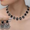 Fashion Jewelry Set Necklace Earrings For Woman