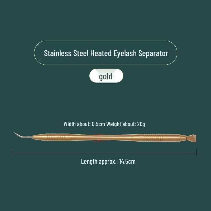 Двусторонняя нержавеющая сталь Инструмент для ресниц и бровей: Расчесывайте, завивайте и придавайте форму с точностью