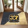 Boston Bruins Design Crystal Velvet Rug Soft Decorative Mat for Bedroom Entrance