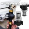 1/2" 3/4" 1" Connection Pre-filter for Water Line Clear Plastic Plumbing Sediment Filter  Car Wash