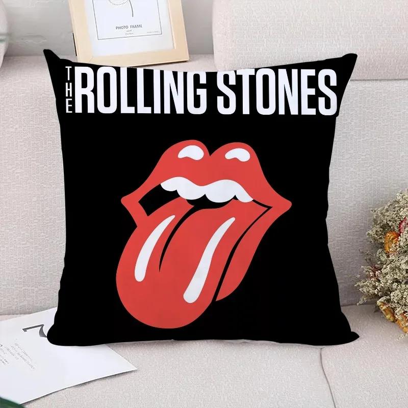 Декоративные подушки для дивана Rolling Stones Наволочка x Пара Подушка Наволочки x x Чехлы для подушек Кровать