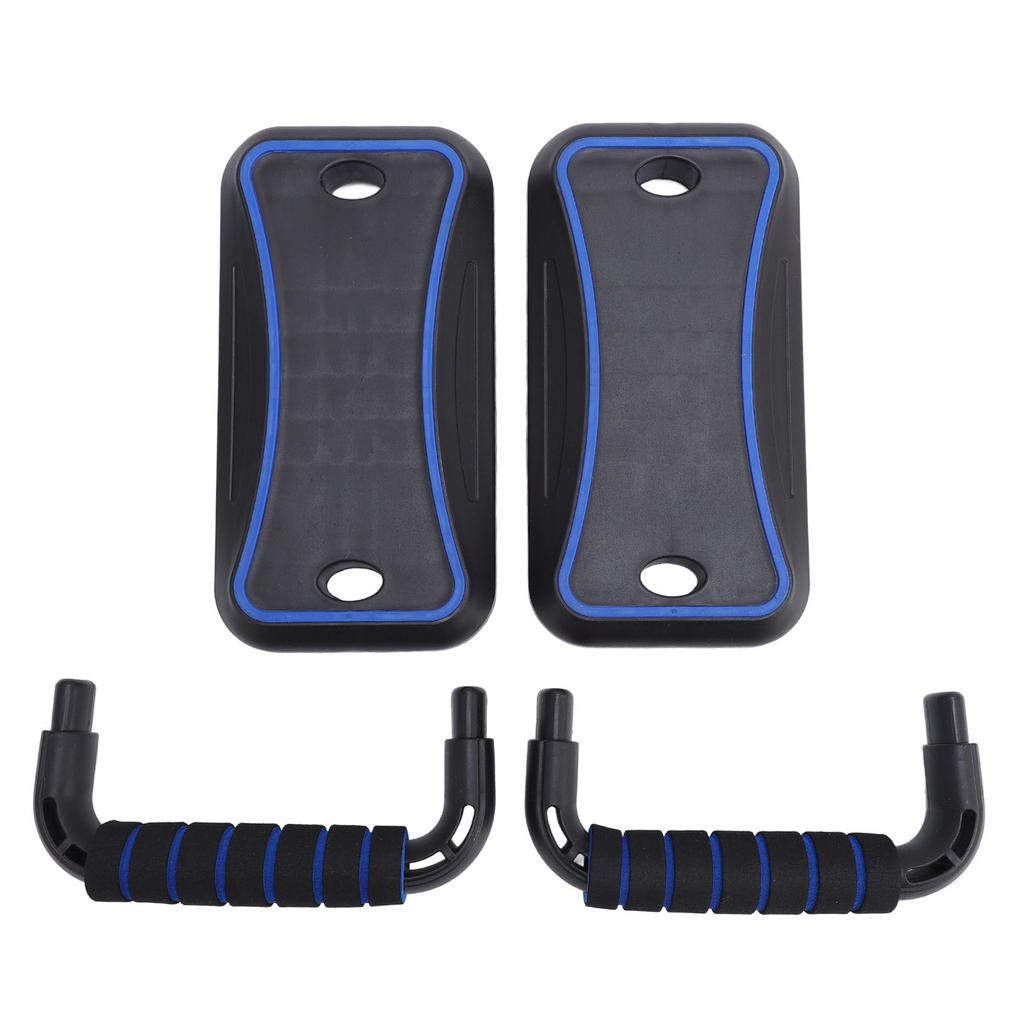 1 Pair Double Use Abdominal Wheel Quiet Multifunctional Abdominal Wheel with Push Up Bar for Fitness Equipment