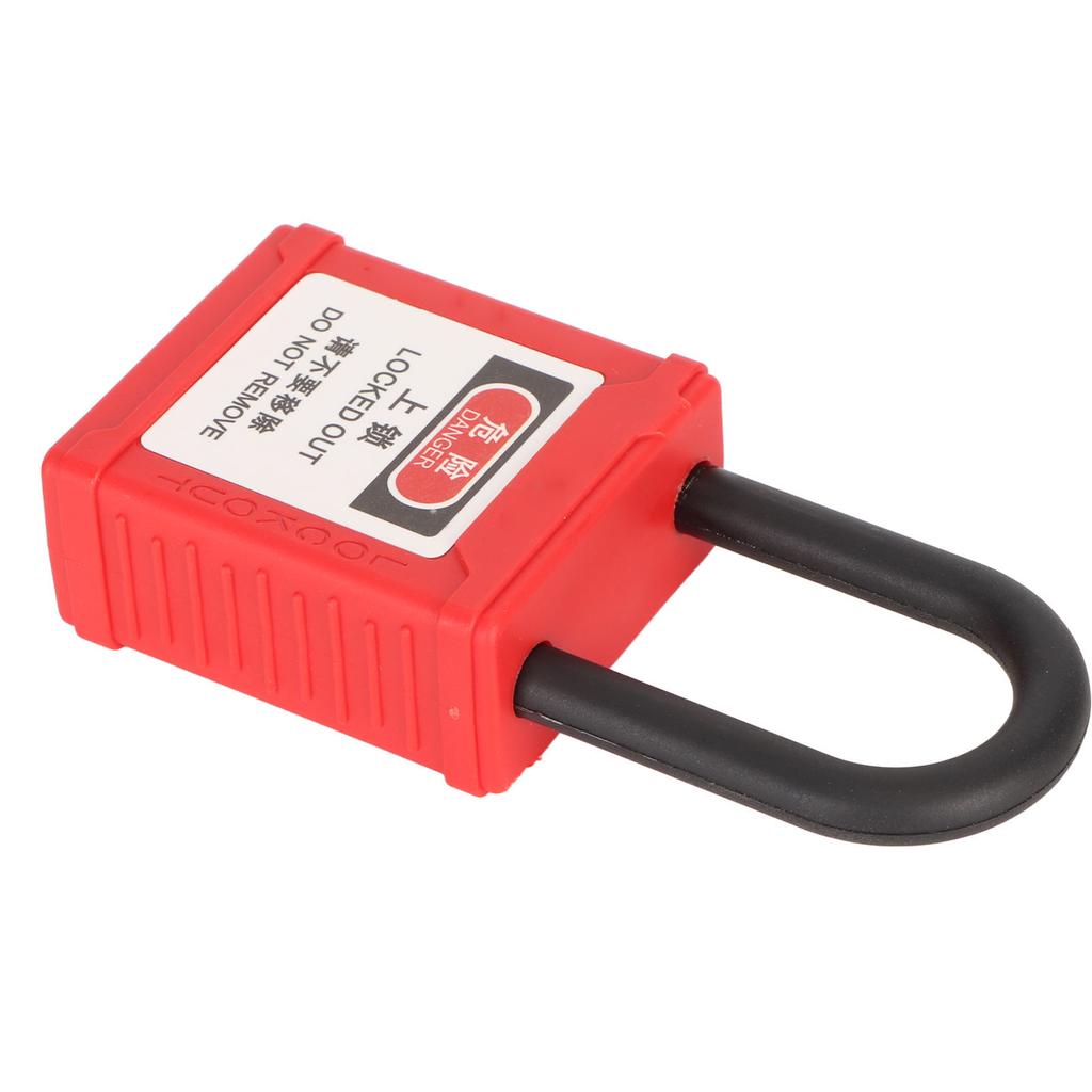 38mm Safety Padlock Integrated Housing Insulation Lockout Tagout Lock for Industrial Electrical