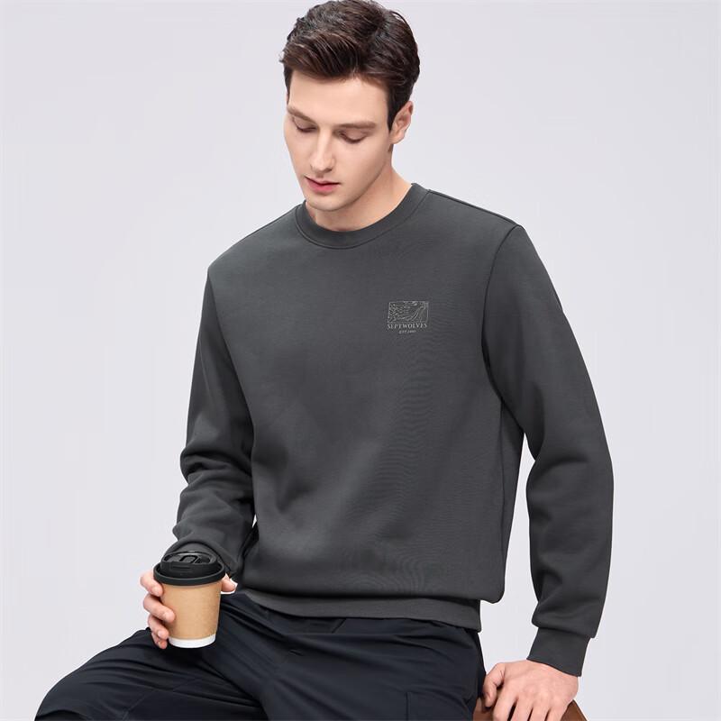 Septwolves Men's 7A Antibacterial Fleece-lined Winter Sweatshirt