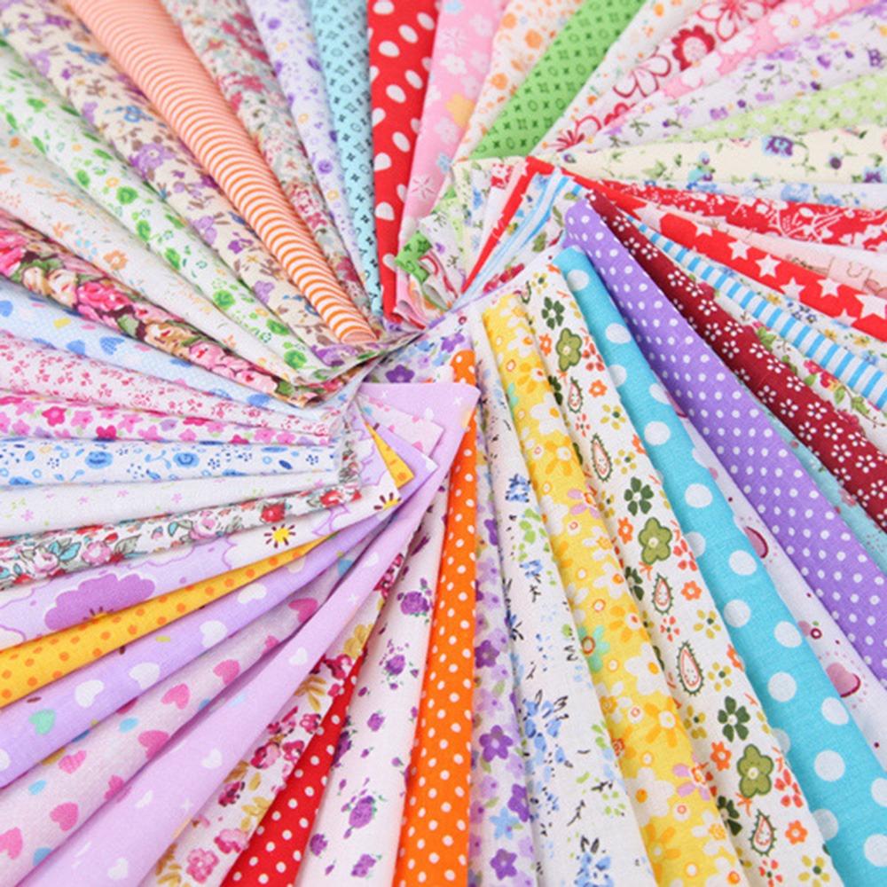 100Pcs Cotton Quilting Cotton Fabric 100*100mm Quilting Fabric Squares For Patchwork