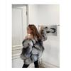 Temperamental Lady Leisure Autumn and Winter Fur Coat Thick Warm Silver Fox Fur Light Luxury Short High-end Fur Windbreaker