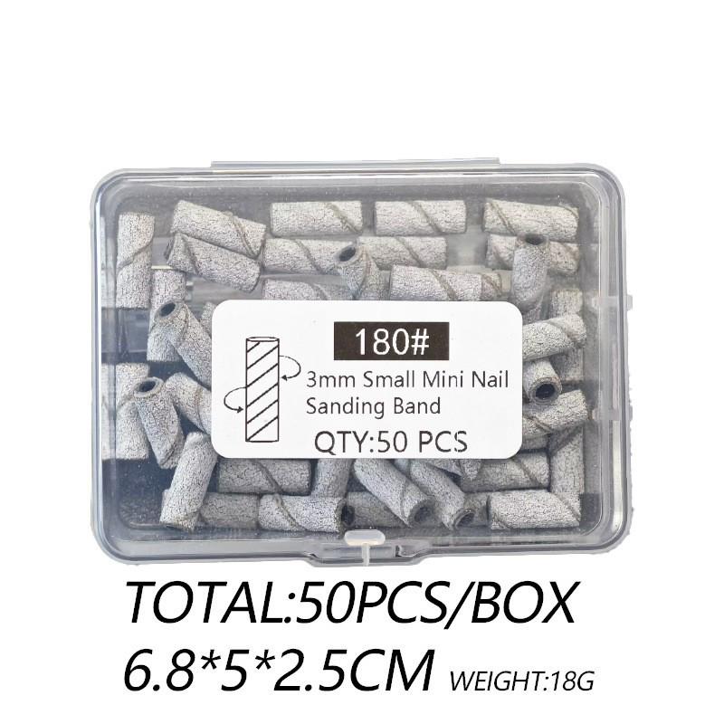 Салонный маникюр Высококачественные шлифовальные ленты со стальным мандрелем - Прочные, износостойкие инструменты