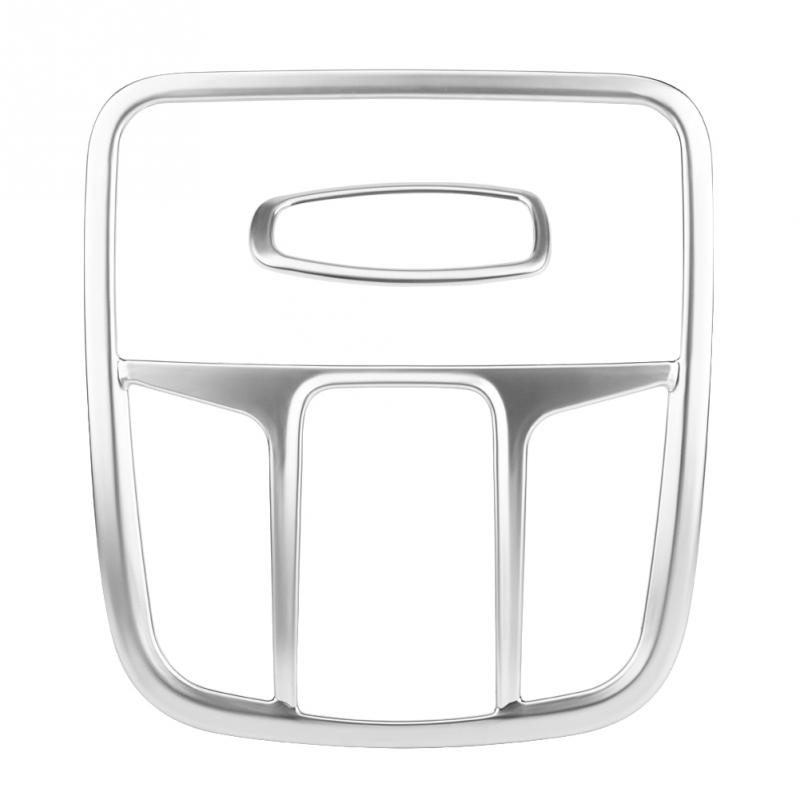 2 шт. Автомобильная передняя и задняя лампа для чтения, лампа, декоративная крышка, серебристая хромированная накладка для автомобиля Kia Sportage KX5 QL 2015-2018