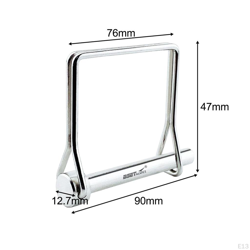 Стопорный штифт вала из нержавеющей стали 316, тросовый замок для садовых газонных ферм