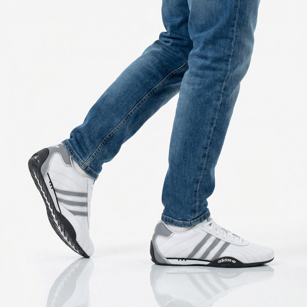 adidas Оригиналы Adi Racer Lo - Мужские Кроссовки Обувь Кожа Белый JQ5721 ОРИГИНАЛ