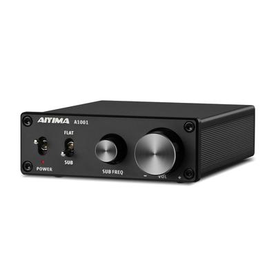 AIYIMA A1001 100 Вт Усилитель сабвуфера на TPA3116, Моно усилитель класса D HiFi, Совместимый с RCA, Переключаемый полночастотный/ультранизкочастотный стерео Speak