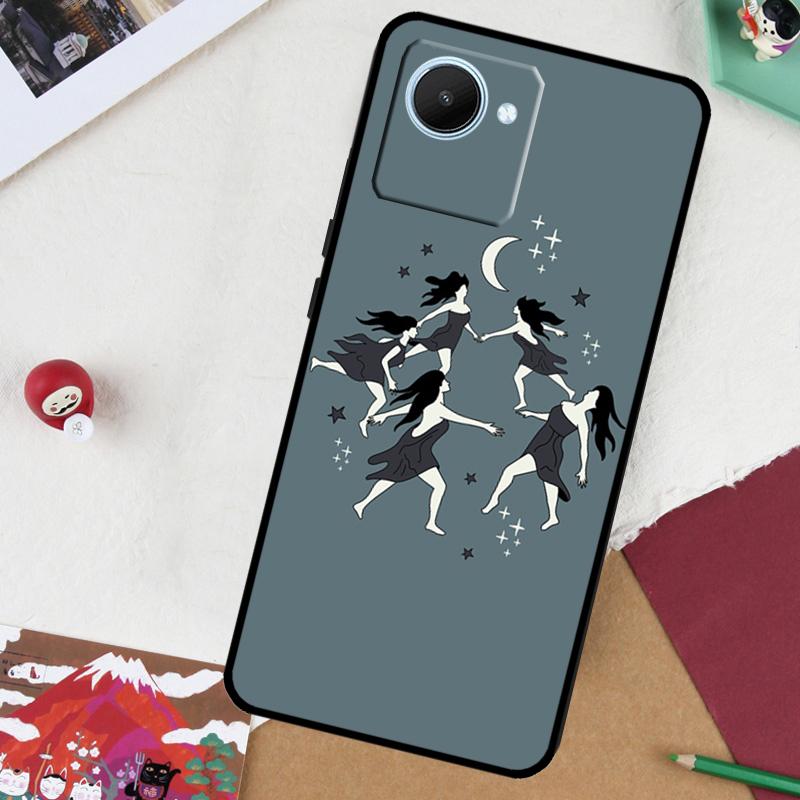 Круговой танец ведьм Для Realme 13 Pro Plus 14 12 10 11 GT 6 5 6T GT7 Pro C51 C21Y C25S C75 C67 C61 C53 C55 Чехол
