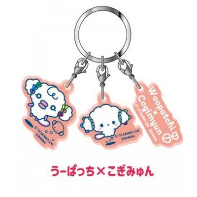 Sanrio тройной акриловый брелок Tamagotchi X Sanrio Characters 09 Upatch X Kogimyun