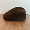 Suede forward cap, unisex, solid color, British-style painter hat, street-style newsboy cap