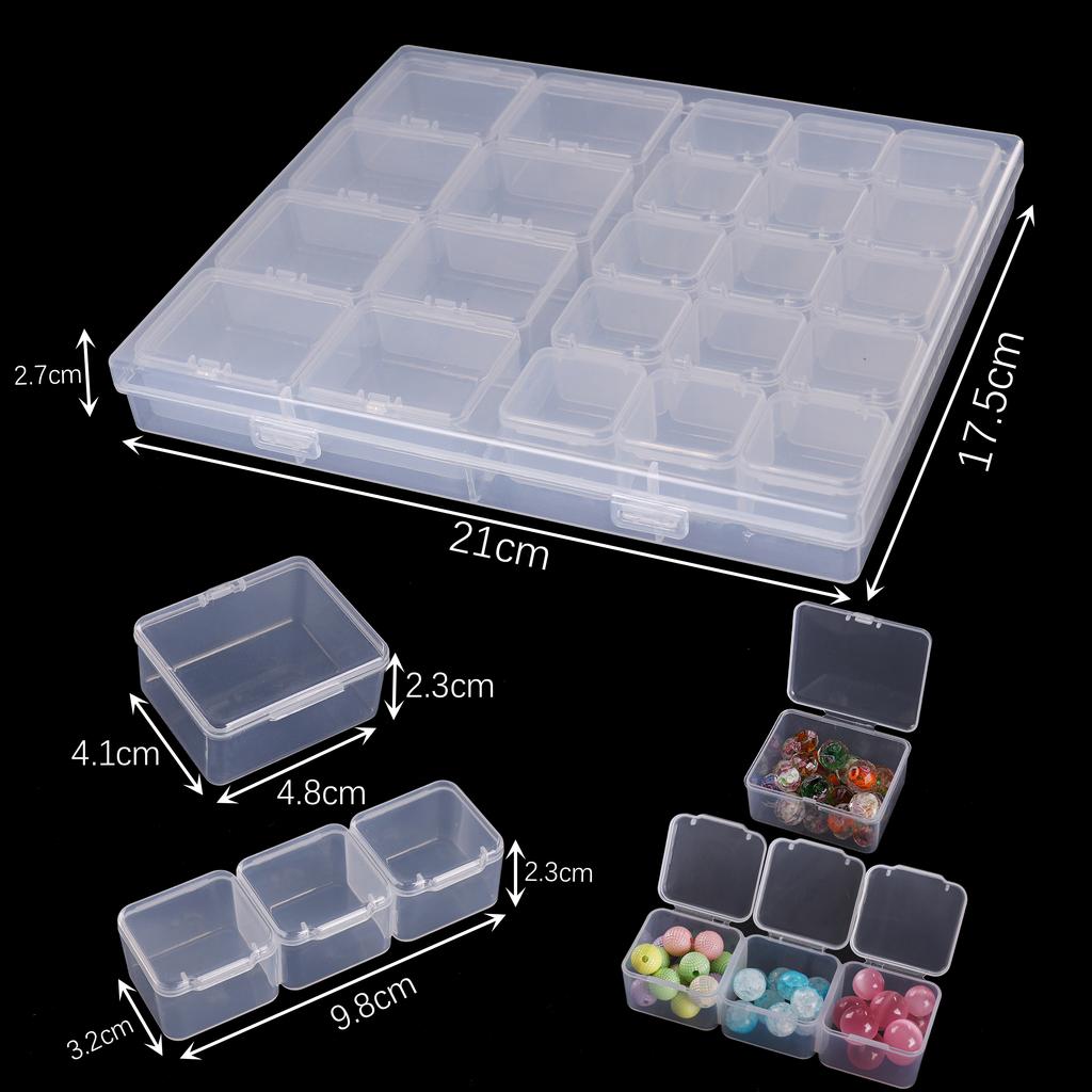 PP Material Multifunctional Portable Storage Box For DIY Bracelets Necklaces Jewelry Arrange Storage