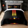Red Bull Racing Design Bed Bedding Set 1 Duvet Cover + 2 Pillowcases Soft Breathable Household Bed Linens