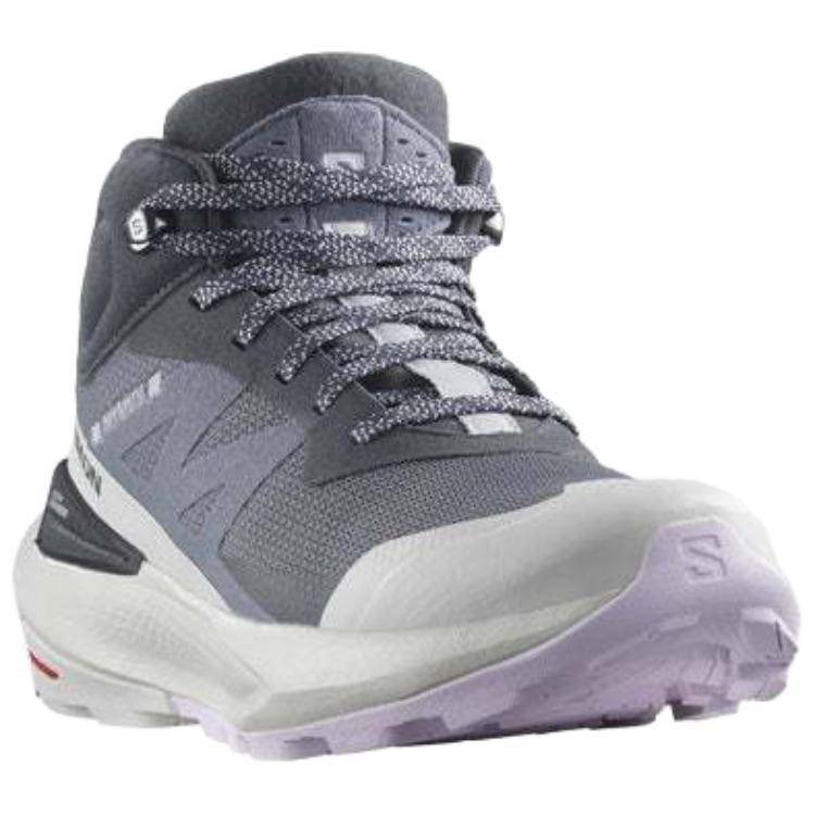 SALOMON Elixir Activ Mid GORE-TEX India Ink Orchid Petal Женские кроссовки Grey Glacier-Grey L47457400