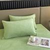 Velvet Fabric Pillowcase Bedding Sleeping Pillowcover High Quality Solid Color Pillow Cover Winter Warm Flannel Pillow Case