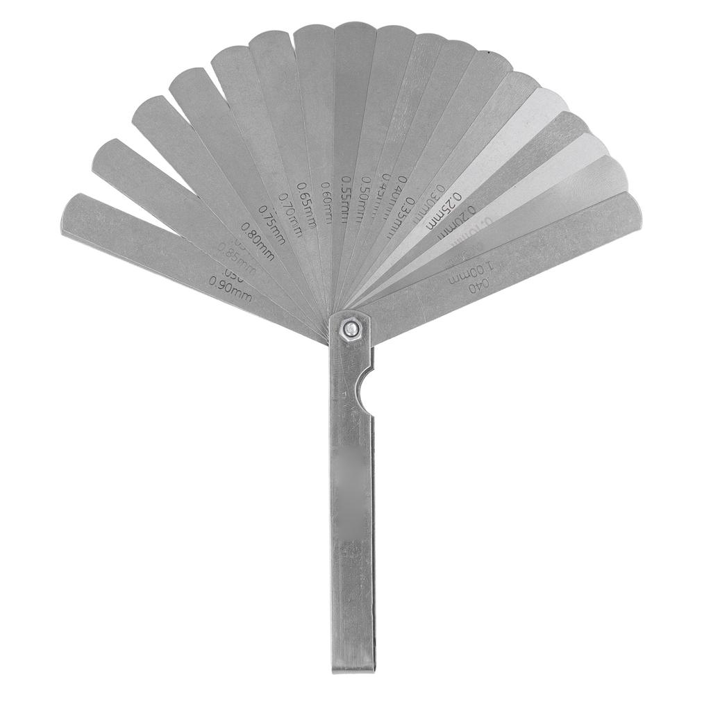 Feeler Gauge Stainless Steel High Accuracy Gap Measuring Tool for Engineers Mechanics 0.05?1mm