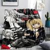 1Pc Misa Cute Print Flannel Blanket, High quality Comfortable for All Seasons, Home Decor, Warmth and Comfort, Perfect for Christmas Gifts 59