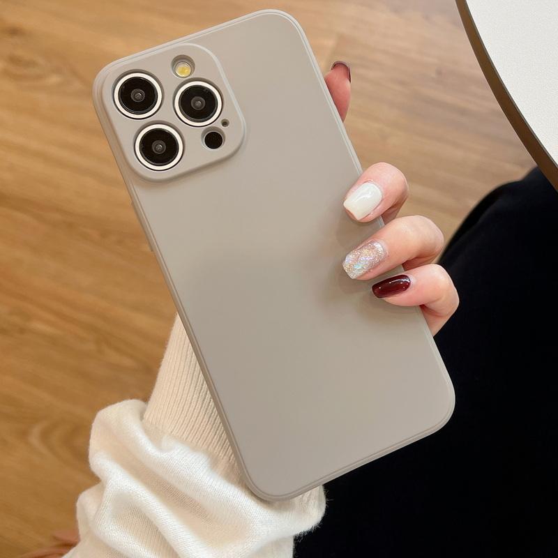 New Soft Liquid Silicone Phone Case with Camera Protective Shockproof For iPhone 14 Pro 15 12 Pro MAX 11 Pro SE 2 2020 XR XS 7 8 Plus 6s