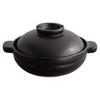 Nakagawa Masashichi Shoten Kamoshika Tool Shop Earthenware Pot, Regular, Black [HD3140]