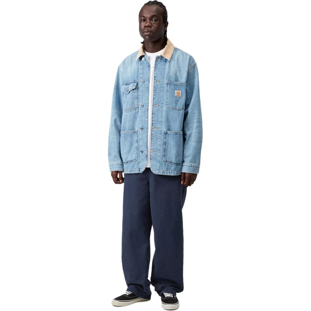 Carhartt WIP SS26 Брюки Пэрриш Свободный крой Прямой крой Молния Повседневные брюки Мужские брюки I036486-01-06