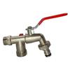 1/2'' IBC Water Tank Connector Easy Turn on/Off Watering Supply Taps Brass Water Faucet