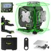 Huepar Green Laser 4 Full Angle LCD Elevator Remote Control 3 источника питания S04CG Маркер, линии, дисплей 4x360°, дисплей, крепление, в комплекте,