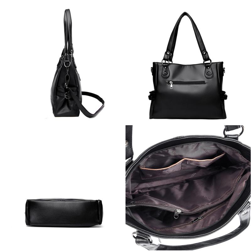 Высококачественная мягкая кожа, большая вместительная женская сумка, модная сумка через плечо, роскошный дизайн, кошелек через плечо, женская сумка-тоут