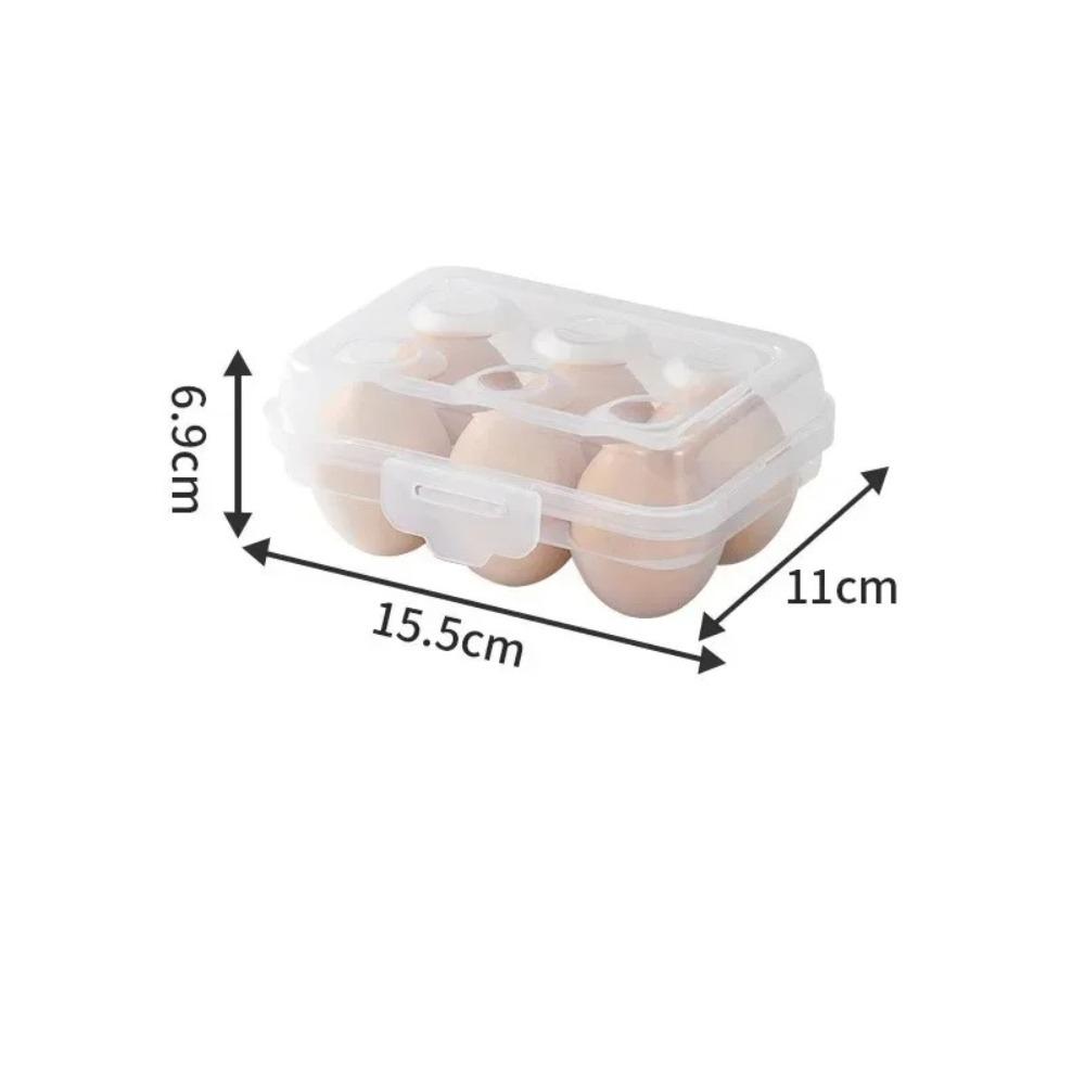 Stackable Design Egg Storage Box Plastic Egg Tray Space Saver Egg Holder  Outdoor Activities