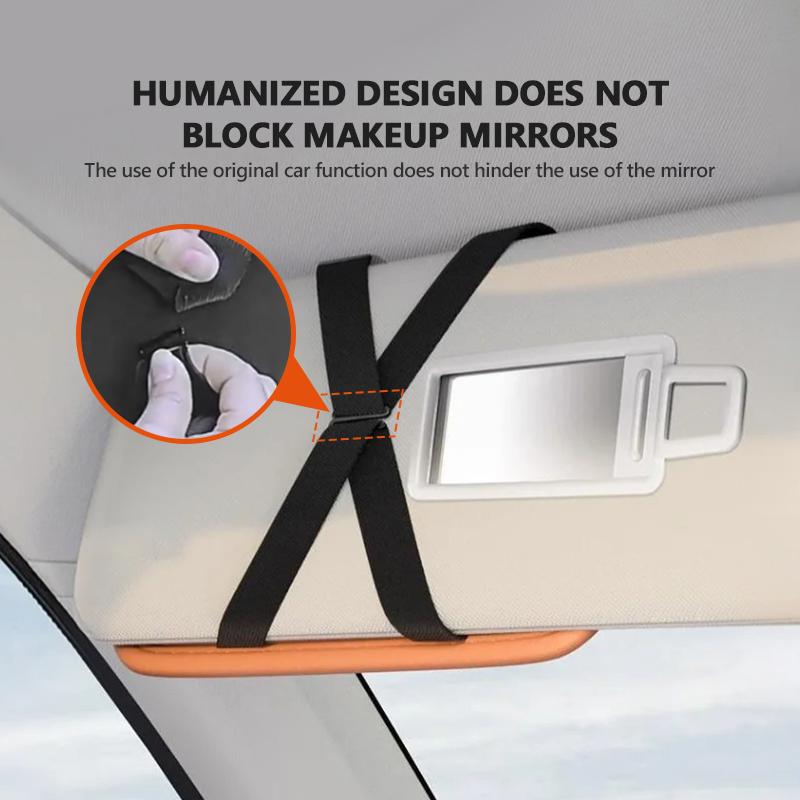 Car Sun Visor Glasses Case Sunshade Clamp Sunglasses Holder For Alfa Romeo Giulia 147 Mito 156 159 166 GT Stelvio Brera Volante
