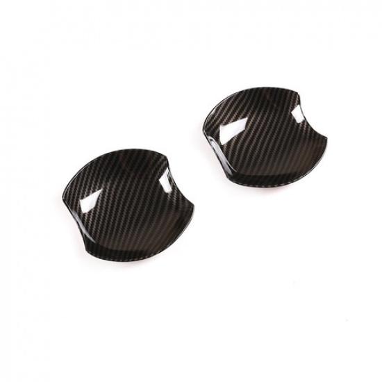 Carbon Fiber ABS Door Handle Bowl Trim For Toyota 86 Subaru BRZ 12-21 Scion FR-S