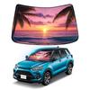 BLUESEATEC Toyota Rise A200 Series Daihatsu Rocky Compatible Windshield Sunshade RAIZE ROCKY UV Protection No Suction Cups Required Sleeping In the