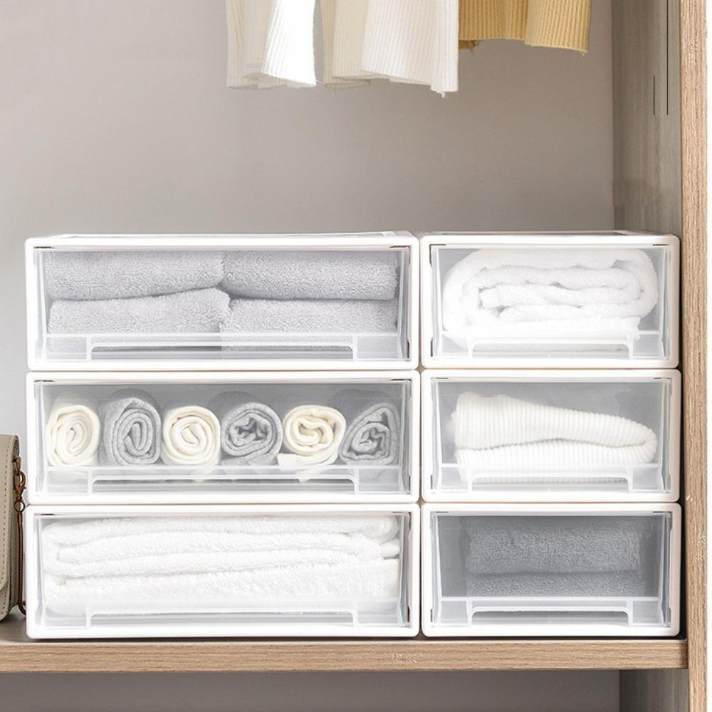 Прозрачный настольный ящик для хранения косметики, макияжа, ювелирных изделий, модный офисный шкаф для хранения, кухня