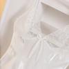 European and American Style New Sexy Ice Silk Hollow Suspender Nightdress Breathable Casual Loungewear Personalized Backless Nightdress
