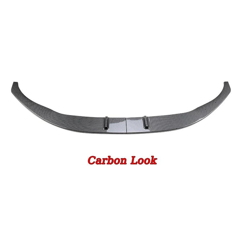 Car Front Bumper Spoiler Lip For BMW 2 Series F22 F23 M235i M240i 220i 228i 230i M-Sport 2014-2019 Diffuser Guard Tuning Bodykit